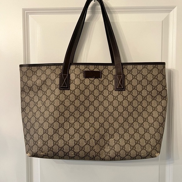 Gucci Handbags - Authentic Gucci Brown Tote Bag
